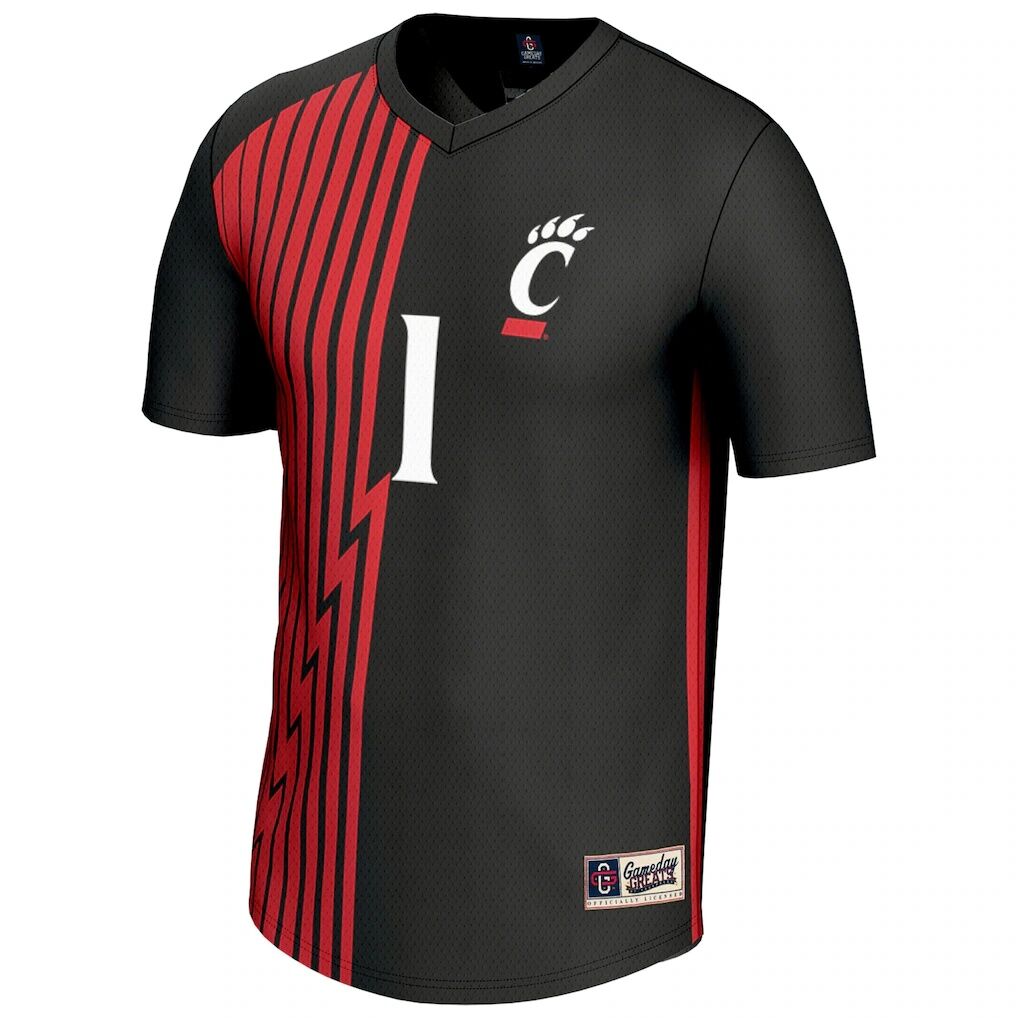 #1 Cincinnati Bearcats GameDay Greats Unisex Lightweight Collegiate Soccer Fashion Jersey