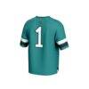 #1 Coastal Carolina Chanticleers GameDay Greats Lightweight Collegiate Football Fashion Jersey - Teal - Detail View