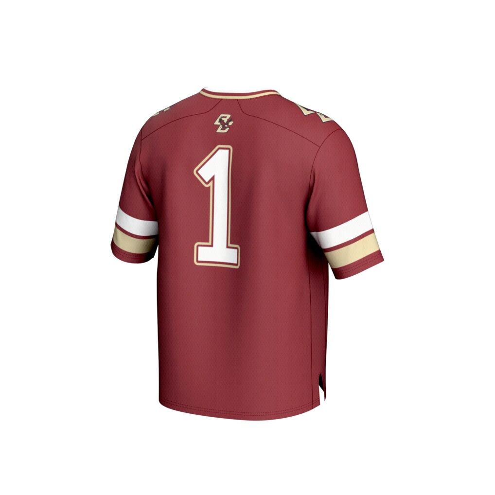 #1 Boston College Eagles GameDay Greats Lightweight Collegiate Football Fashion Jersey - Maroon