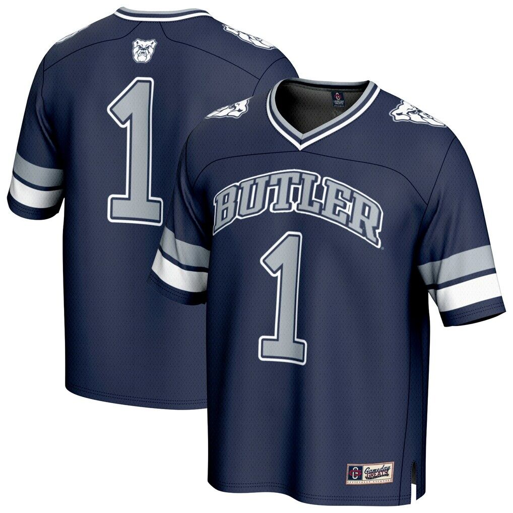#1 Butler Bulldogs GameDay Greats Lightweight Collegiate Football Fashion Jersey
