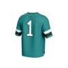 #1 Coastal Carolina Chanticleers GameDay Greats Youth Lightweight Collegiate Football Fashion Jersey - Teal - Detail View