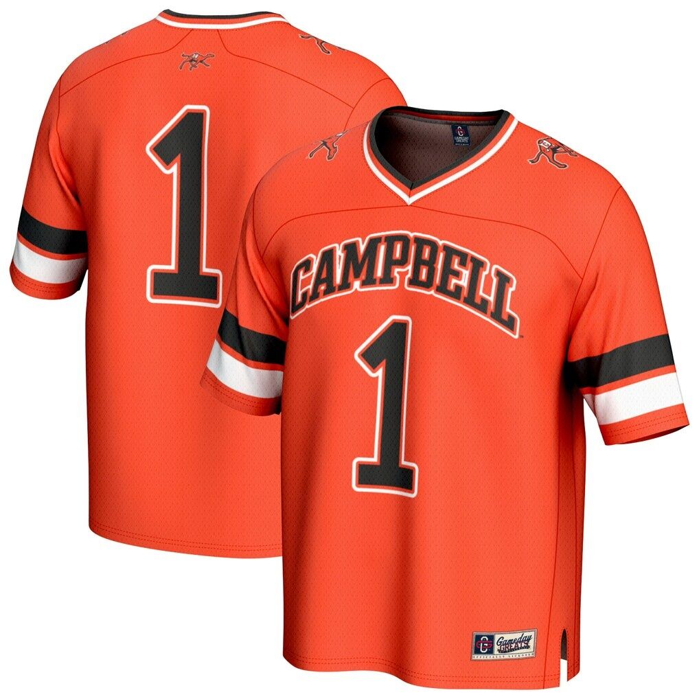 #1 Campbell Fighting Camels GameDay Greats Youth Lightweight Collegiate Football Fashion Jersey