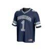 #1 Butler Bulldogs GameDay Greats Youth Lightweight Collegiate Football Fashion Jersey - Navy - Side View