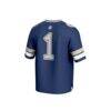 #1 Georgetown Hoyas GameDay Greats Youth Lightweight Collegiate Football Fashion Jersey - Navy - Detail View