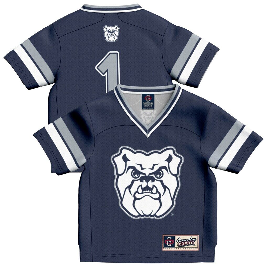 #1 Butler Bulldogs GameDay Greats Toddler Lightweight Collegiate Football Fashion Jersey