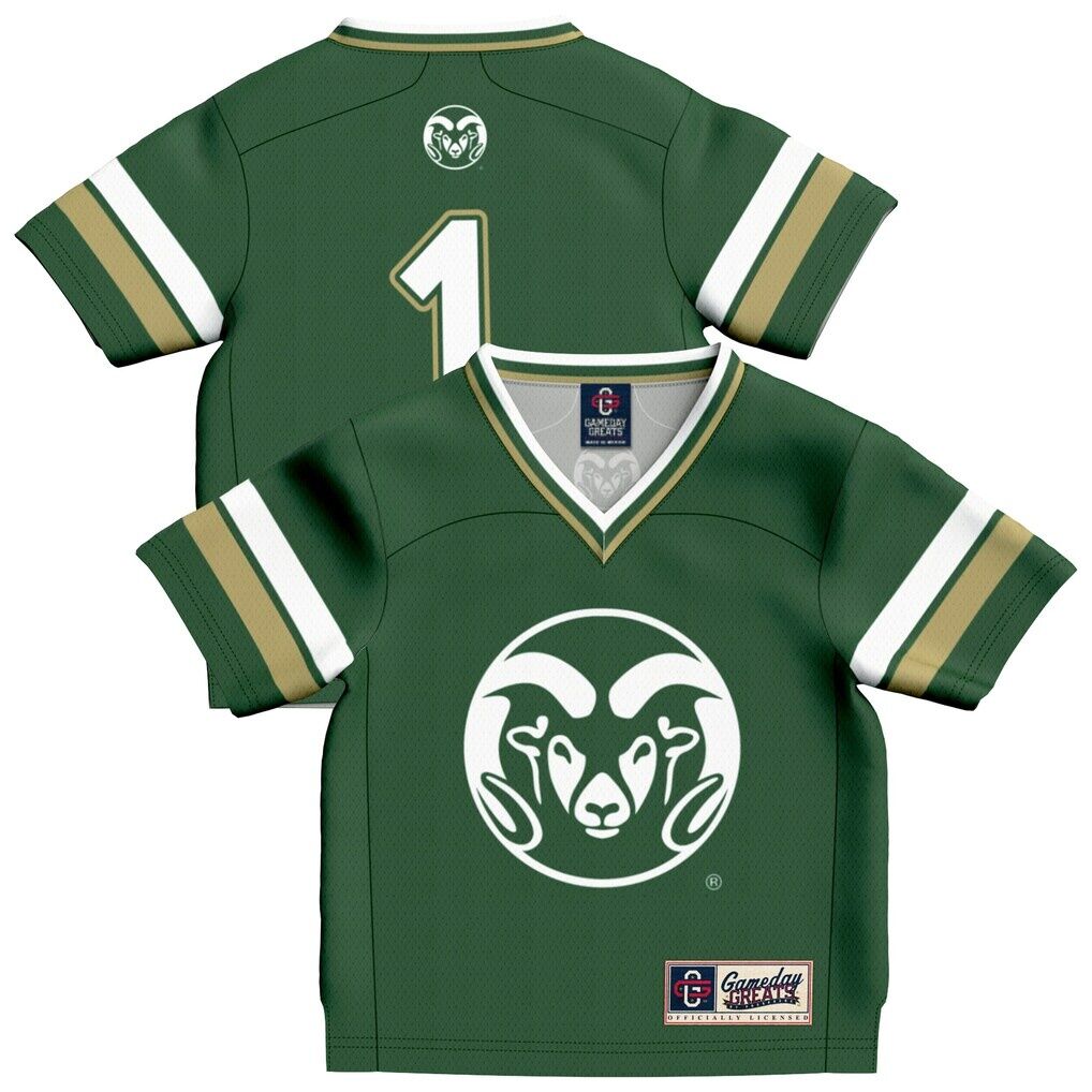 #1 Colorado State Rams GameDay Greats Toddler Lightweight Collegiate Football Fashion Jersey