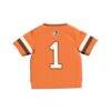 #1 Bowling Green St. Falcons GameDay Greats Toddler Lightweight Collegiate Football Fashion Jersey - Orange - Detail View