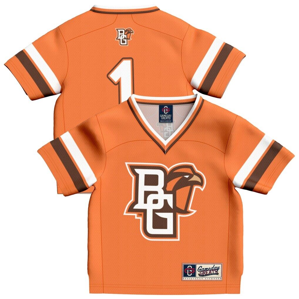#1 Bowling Green St. Falcons GameDay Greats Toddler Lightweight Collegiate Football Fashion Jersey