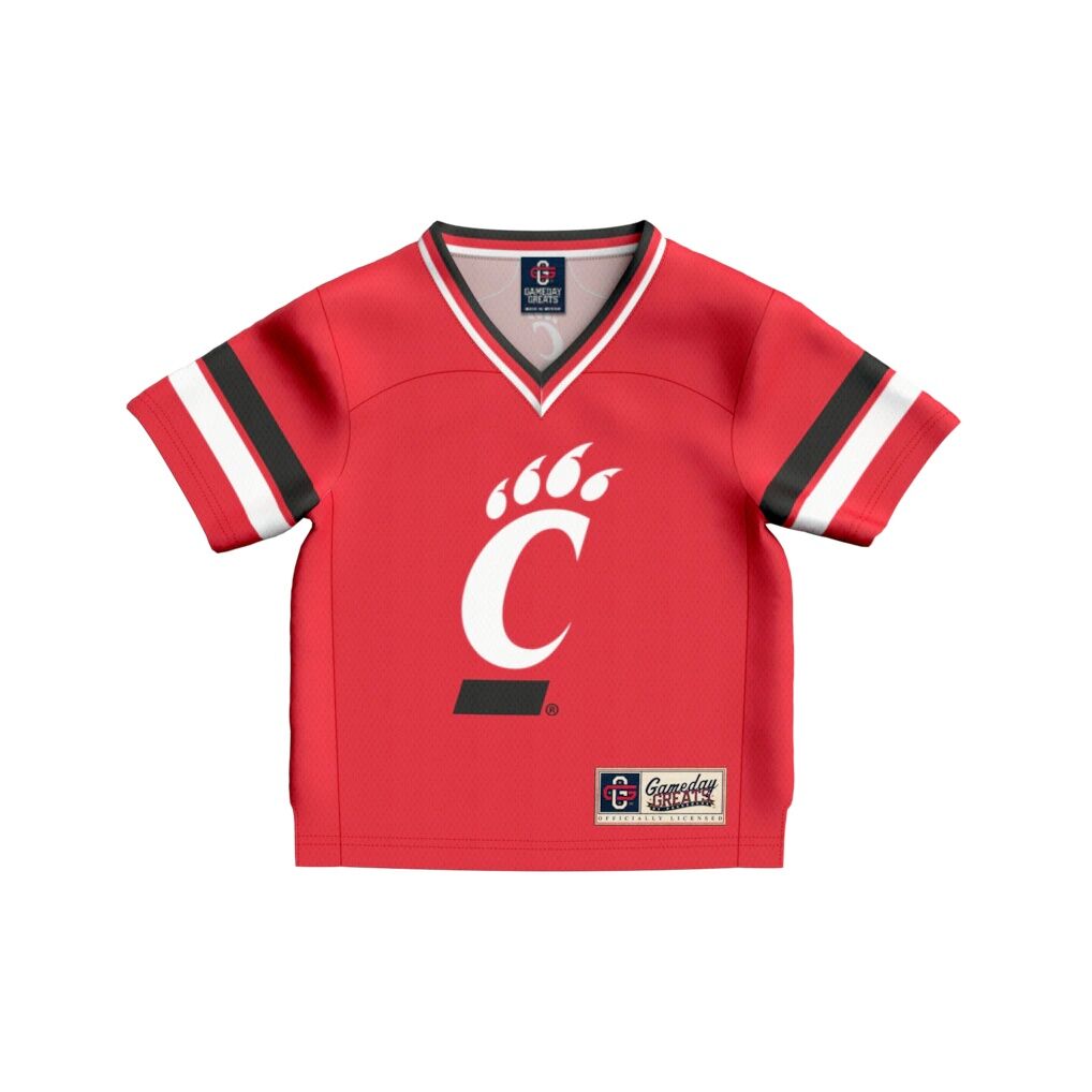 #1 Cincinnati Bearcats GameDay Greats Toddler Lightweight Collegiate Football Fashion Jersey