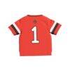 #1 Cornell Big Red GameDay Greats Toddler Lightweight Collegiate Football Fashion Jersey - Red - Detail View