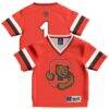 #1 Cornell Big Red GameDay Greats Toddler Lightweight Collegiate Football Fashion Jersey - Red - Front View
