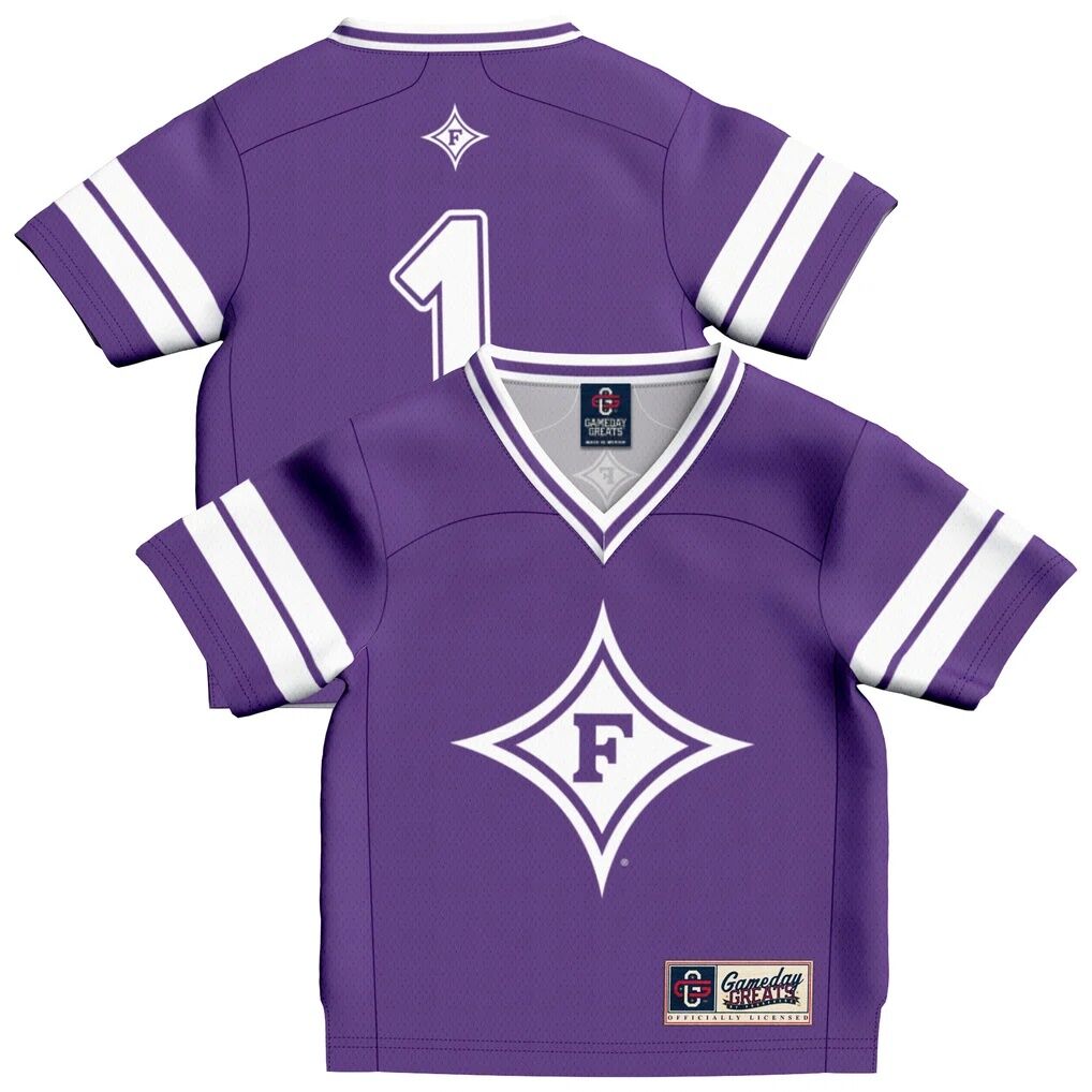 #1 Furman Paladins GameDay Greats Toddler Lightweight Collegiate Football Fashion Jersey