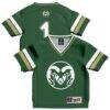 #1 Colorado State Rams GameDay Greats Infant Lightweight Collegiate Football Fashion Jersey - Green - Front View