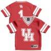 #1 Houston Cougars GameDay Greats Infant Lightweight Collegiate Football Fashion Jersey - Red - Front View