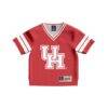 #1 Houston Cougars GameDay Greats Infant Lightweight Collegiate Football Fashion Jersey - Red - Side View