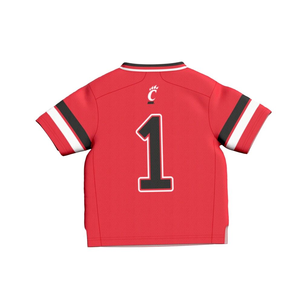#1 Cincinnati Bearcats GameDay Greats Infant Lightweight Collegiate Football Fashion Jersey