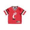 #1 Cincinnati Bearcats GameDay Greats Infant Lightweight Collegiate Football Fashion Jersey - Red - Side View