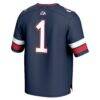 #1 Fresno State Bulldogs GameDay Greats Unisex Lightweight Collegiate Football Fashion Jersey - Navy - Detail View