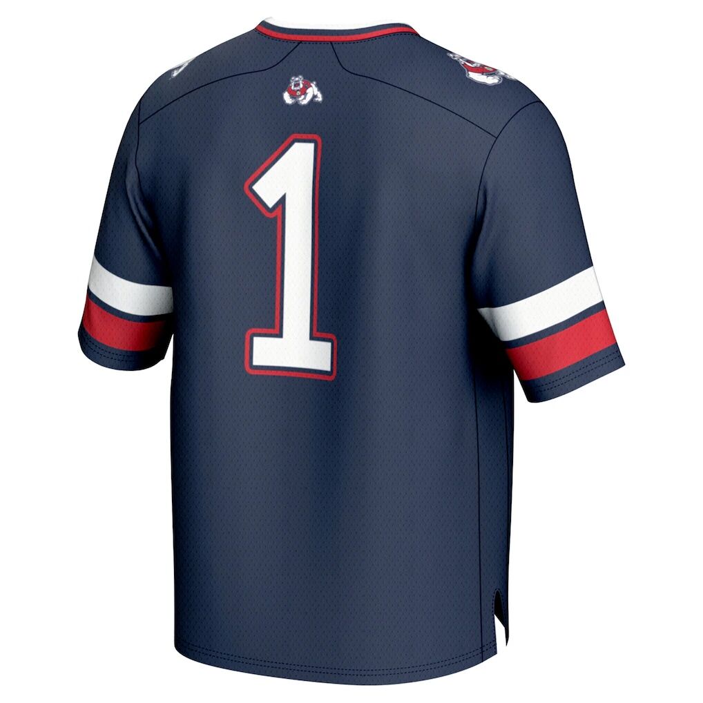 #1 Fresno State Bulldogs GameDay Greats Unisex Lightweight Collegiate Football Fashion Jersey
