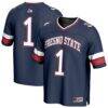 #1 Fresno State Bulldogs GameDay Greats Unisex Lightweight Collegiate Football Fashion Jersey - Navy - Front View