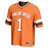 #1 Bowling Green St. Falcons GameDay Greats Unisex Lightweight Collegiate Football Fashion Jersey - Orange - Side View