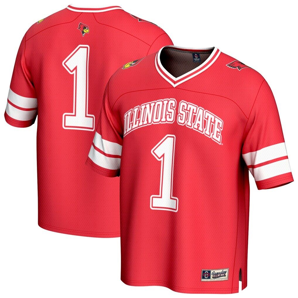 #1 Illinois State Redbirds GameDay Greats Unisex Lightweight Collegiate Football Fashion Jersey