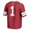 #1 Alabama Crimson Tide GameDay Greats Unisex Lightweight Collegiate Football Fashion Jersey - Crimson - Detail View