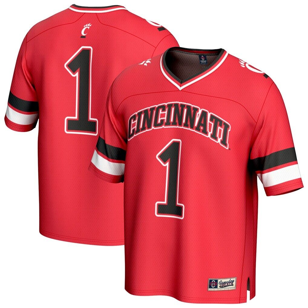 #1 Cincinnati Bearcats GameDay Greats Youth Lightweight Collegiate Football Fashion Jersey