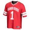 #1 Illinois State Redbirds GameDay Greats Youth Lightweight Collegiate Football Fashion Jersey - Red - Side View