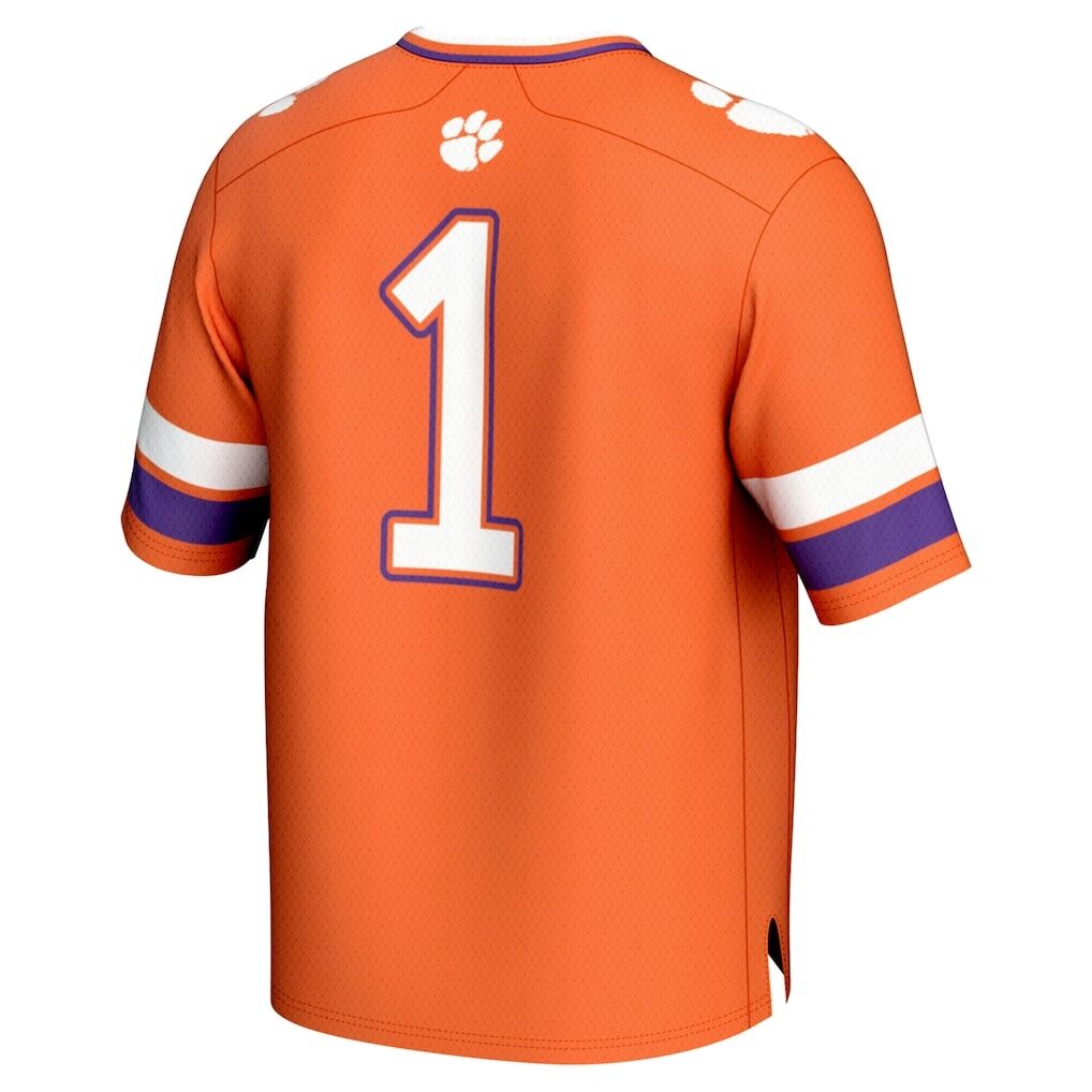 #1 Clemson Tigers GameDay Greats Youth Lightweight Collegiate Football Fashion Jersey