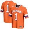 #1 Clemson Tigers GameDay Greats Youth Lightweight Collegiate Football Fashion Jersey - Orange - Front View