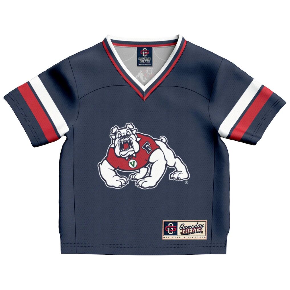 #1 Fresno State Bulldogs GameDay Greats Toddler Lightweight Collegiate Football Fashion Jersey