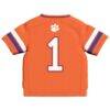 #1 Clemson Tigers GameDay Greats Toddler Lightweight Collegiate Football Fashion Jersey - Orange - Detail View