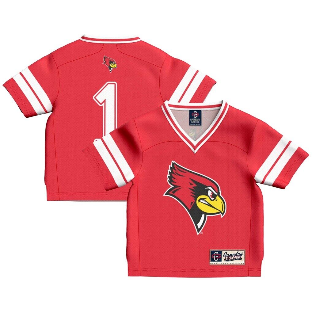 #1 Illinois State Redbirds GameDay Greats Toddler Lightweight Collegiate Football Fashion Jersey