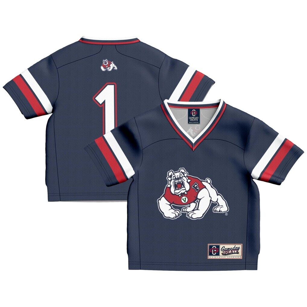 #1 Fresno State Bulldogs GameDay Greats Infant Lightweight Collegiate Football Fashion Jersey