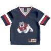 #1 Fresno State Bulldogs GameDay Greats Infant Lightweight Collegiate Football Fashion Jersey - Navy - Side View