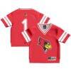 #1 Illinois State Redbirds GameDay Greats Infant Lightweight Collegiate Football Fashion Jersey - Red - Front View