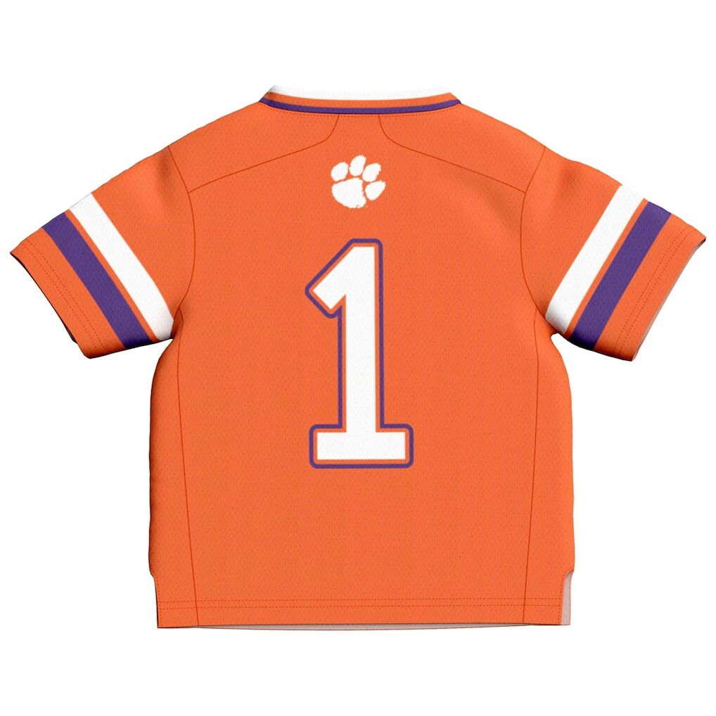#1 Clemson Tigers GameDay Greats Infant Lightweight Collegiate Football Fashion Jersey