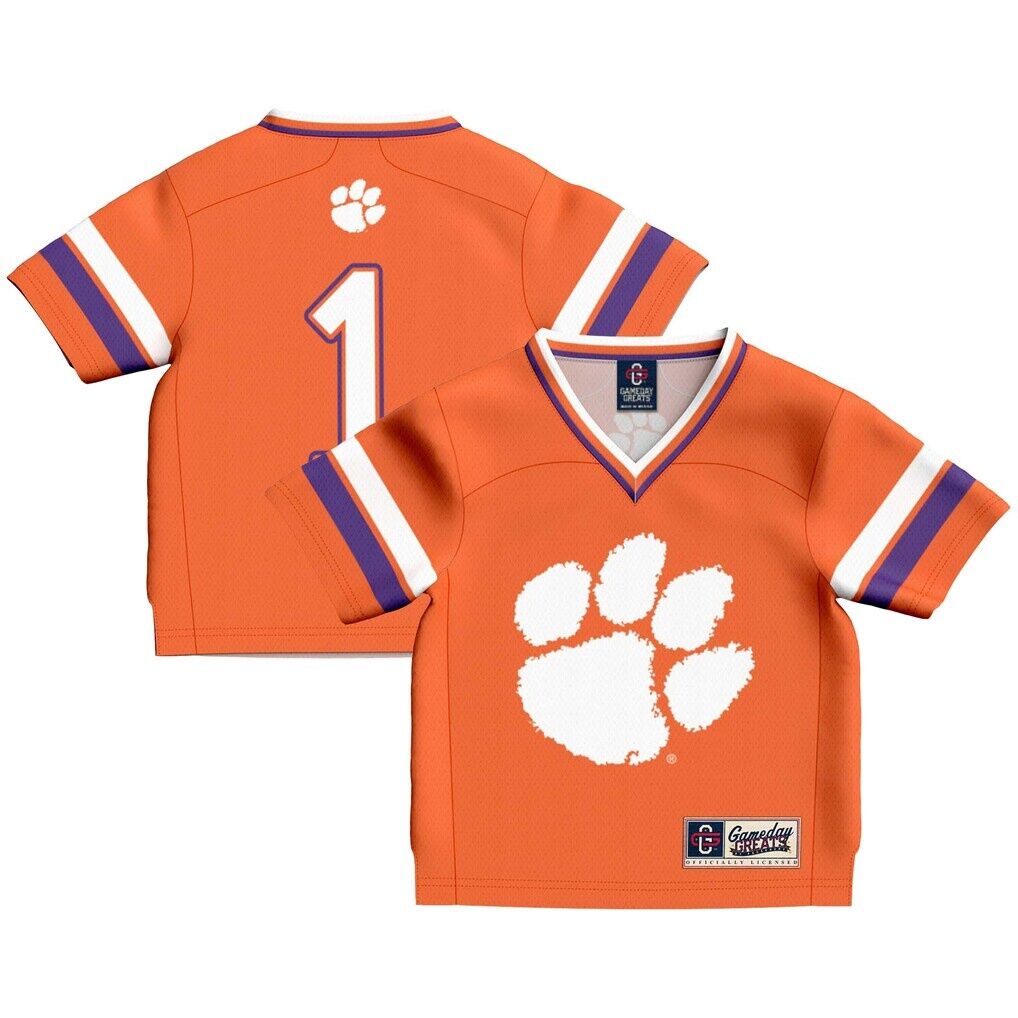#1 Clemson Tigers GameDay Greats Infant Lightweight Collegiate Football Fashion Jersey
