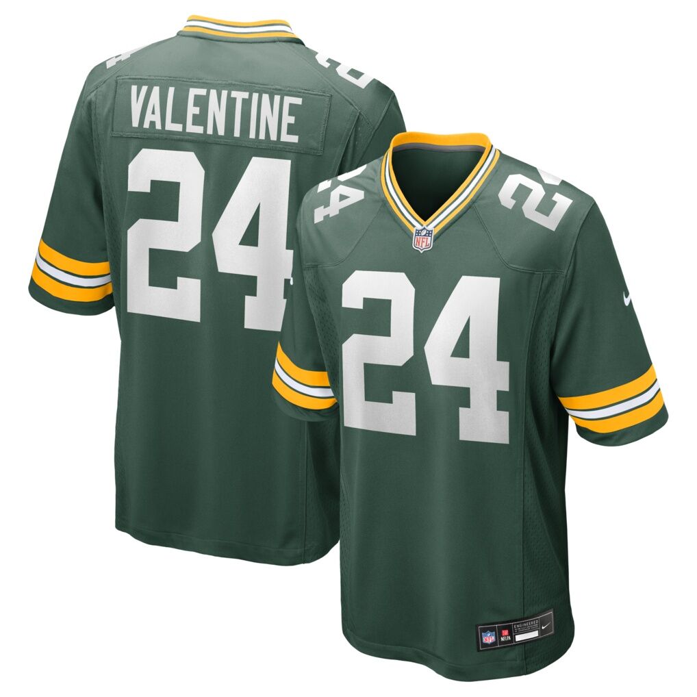 Carrington Valentine Green Bay Packers Nike  Game Jersey