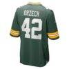 Matt Orzech Green Bay Packers Nike Game Jersey - Green - Detail View