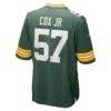 Brenton Cox Jr. Green Bay Packers Nike Game Jersey - Green - Detail View
