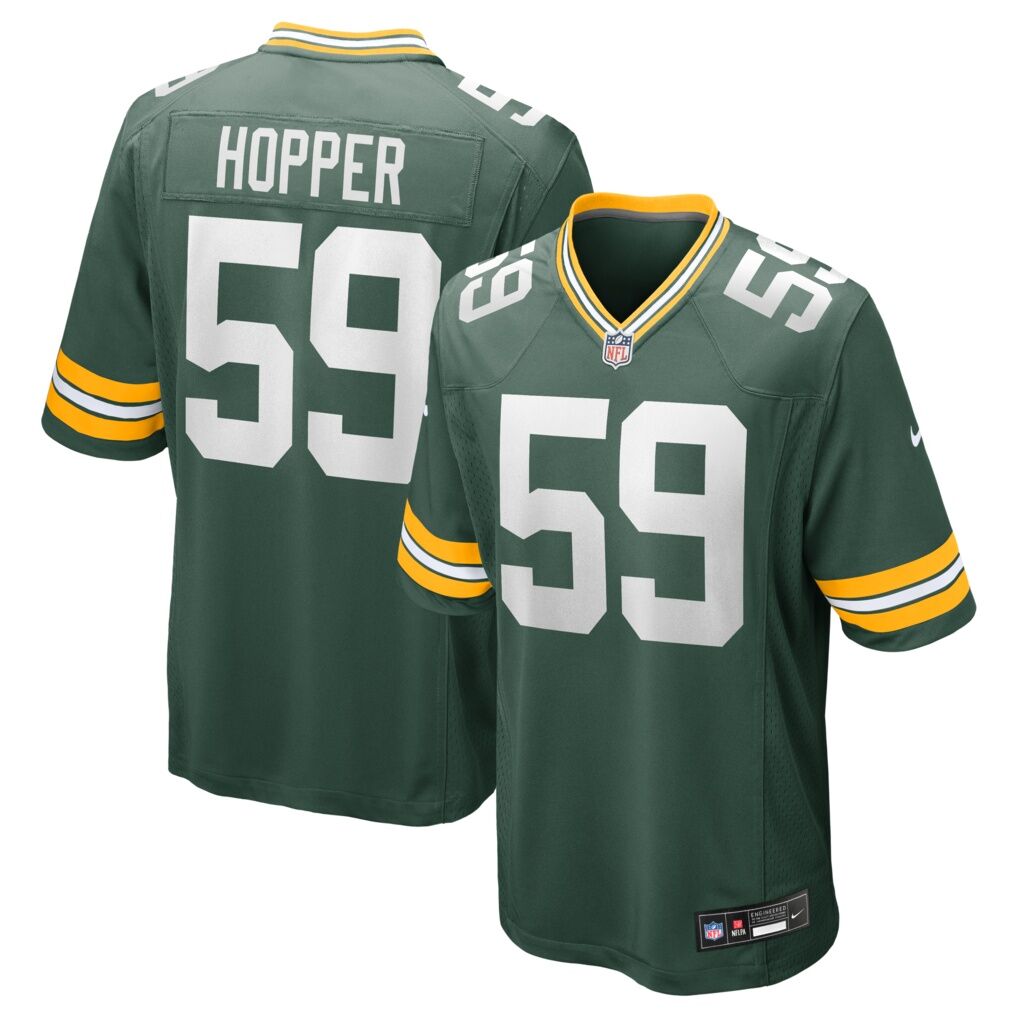 Ty'Ron Hopper Green Bay Packers Nike  Game Jersey