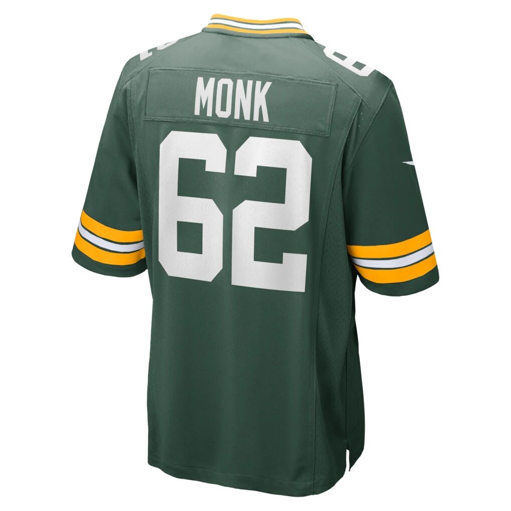 Jacob Monk Green Bay Packers Nike  Game Jersey