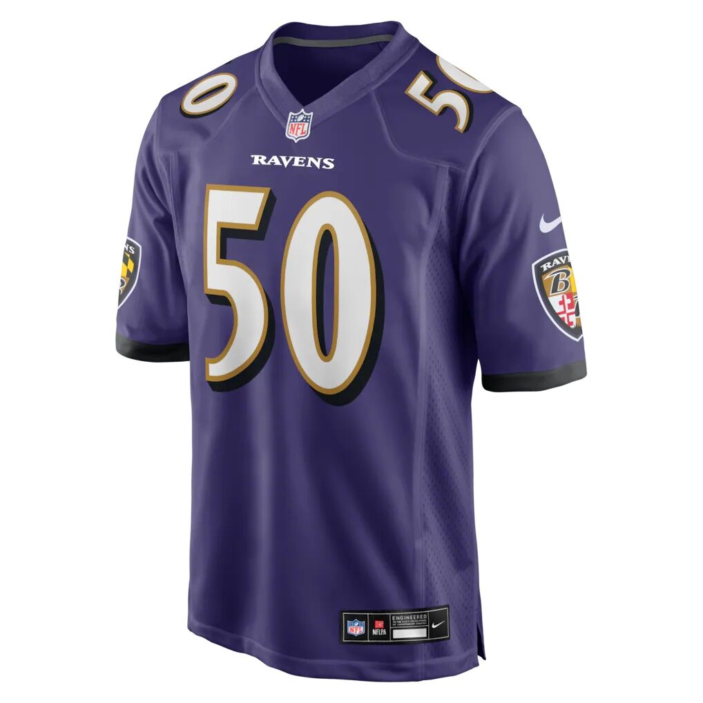Adisa Isaac Baltimore Ravens Nike Team Game Jersey