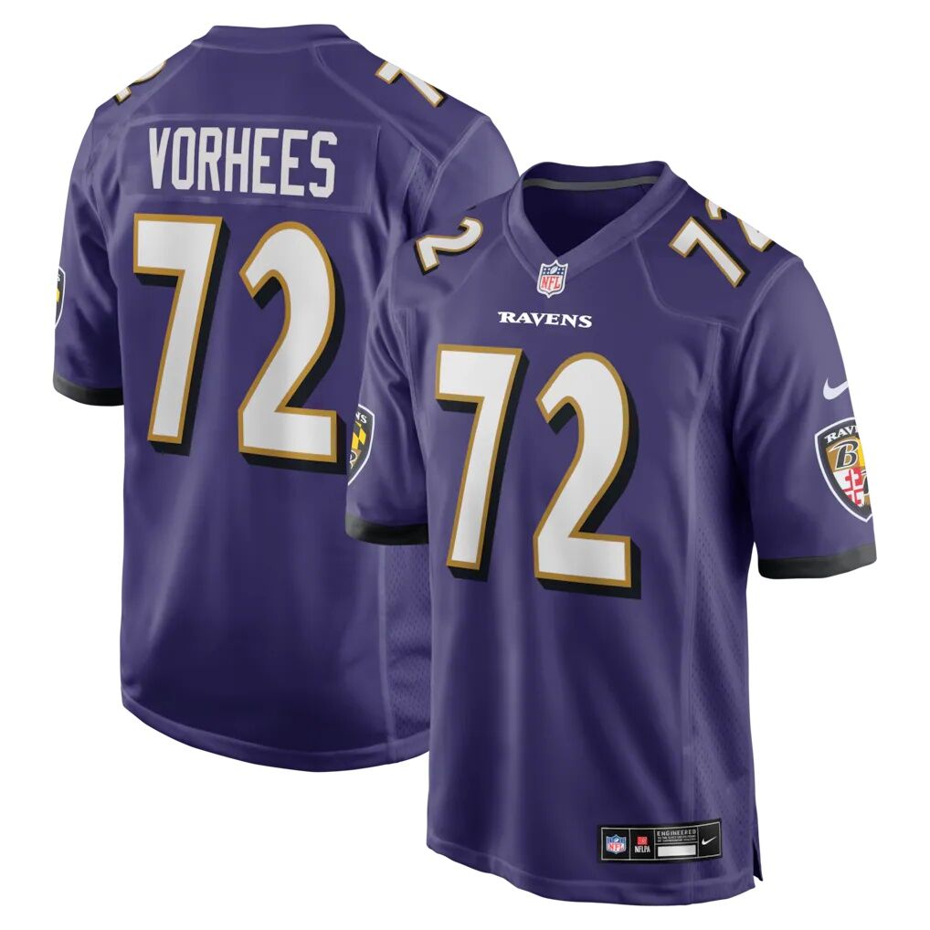 Andrew Vorhees Baltimore Ravens Nike Team Game Jersey