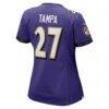 T.J. Tampa Baltimore Ravens Nike Women's Game Jersey - Purple - Detail View