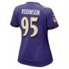 Tavius Robinson Baltimore Ravens Nike Women's Game Jersey - Purple - Detail View