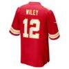 Jared Wiley Kansas City Chiefs Nike Game Jersey - Red - Detail View