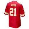 Jaden Hicks Kansas City Chiefs Nike Game Jersey - Red - Detail View